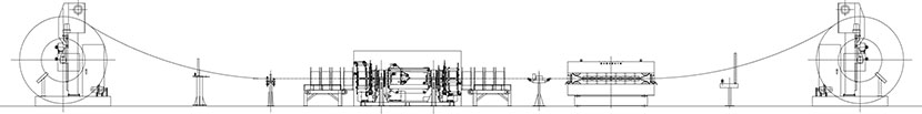 KRT Φ630-30型同心型钢带铠装机