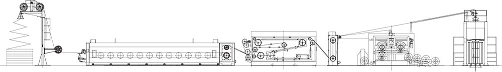 LFDT Φ450等径轮型分电机铜大拉丝机